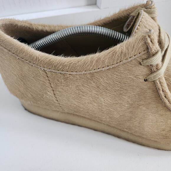 Clarks Originals Wallabee Fur Slip On Casual Shoe Maple Hair- Men's 12- 26173635 - Picture 10 of 12